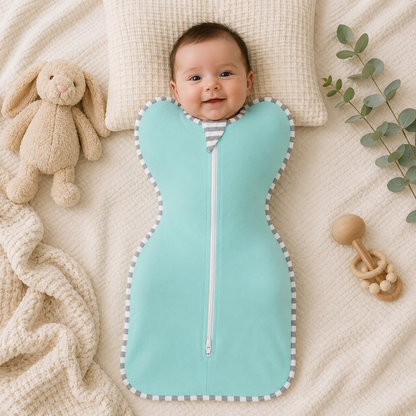 Little Teekie Cozy Zipper Swaddle Set