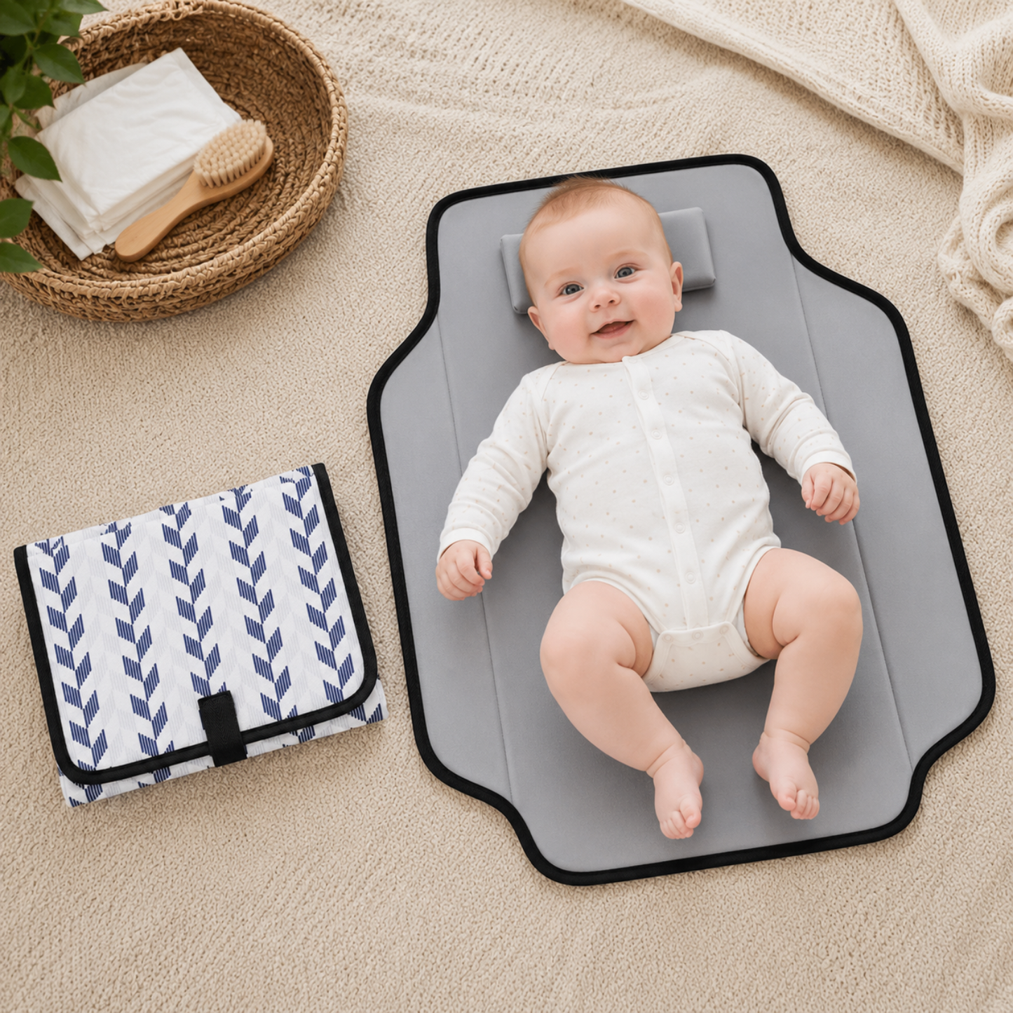 Little Teekie Foldable Waterproof Baby Changing Pad