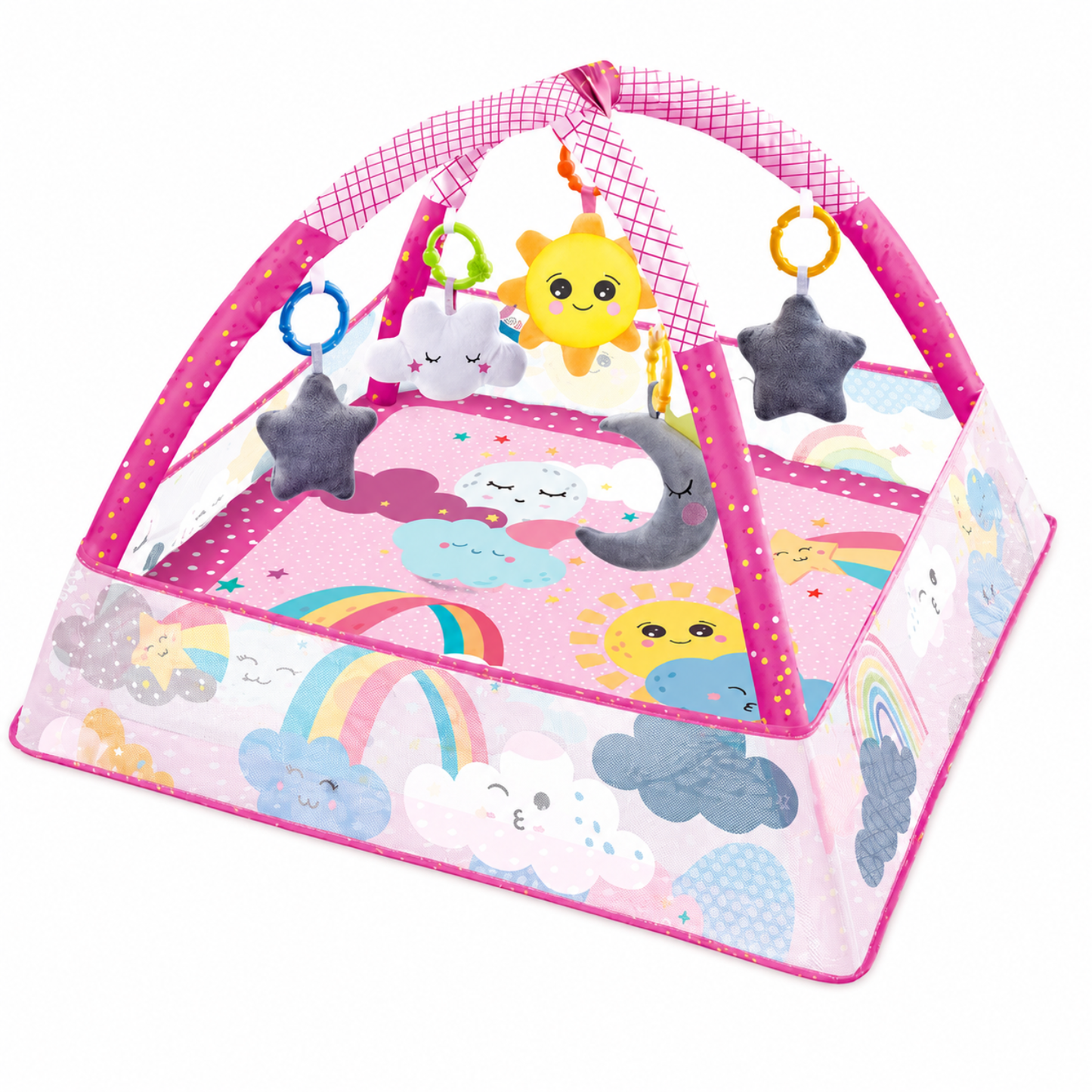 Little Teekie 6 in 1 Baby Play Mat & Play Gym