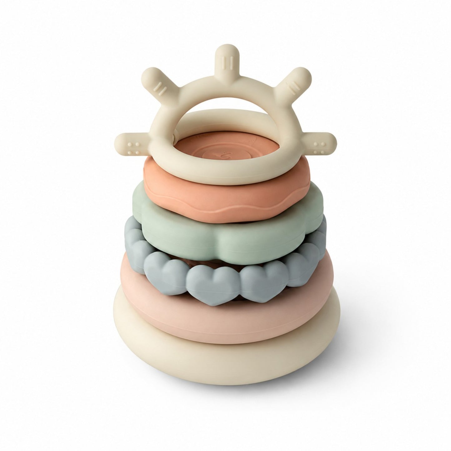 Little Teekie Silicone Stacking Teether Rings