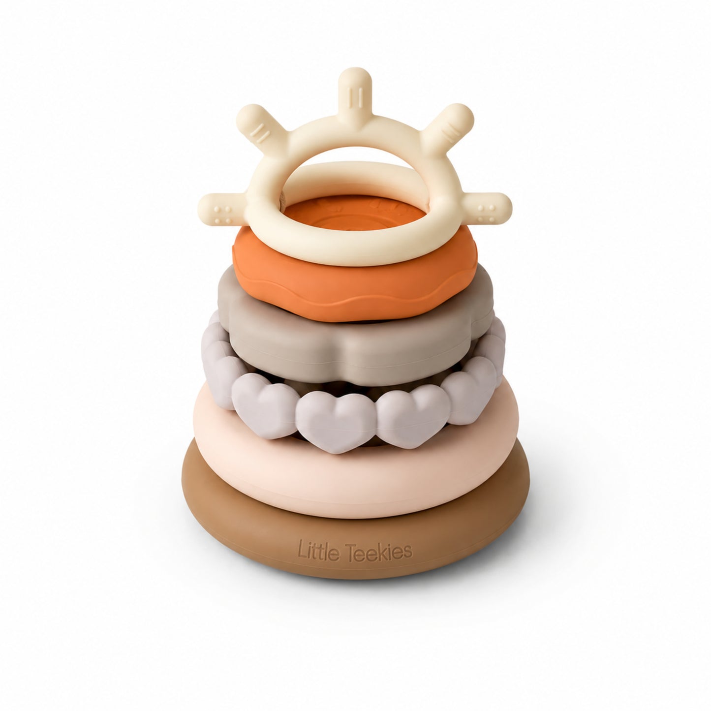 Little Teekie Silicone Stacking Teether Rings