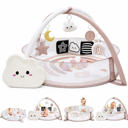 Little Teekie 6 in 1 Baby Play Mat & Play Gym