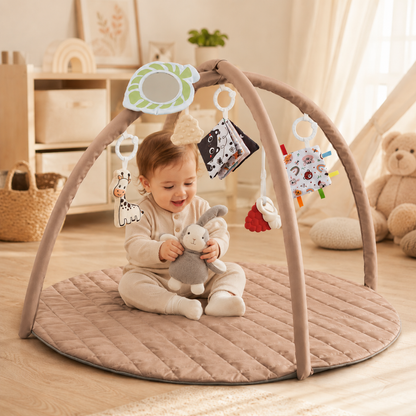 Little Teekie Baby Play Gym Mat with Detachable Toys