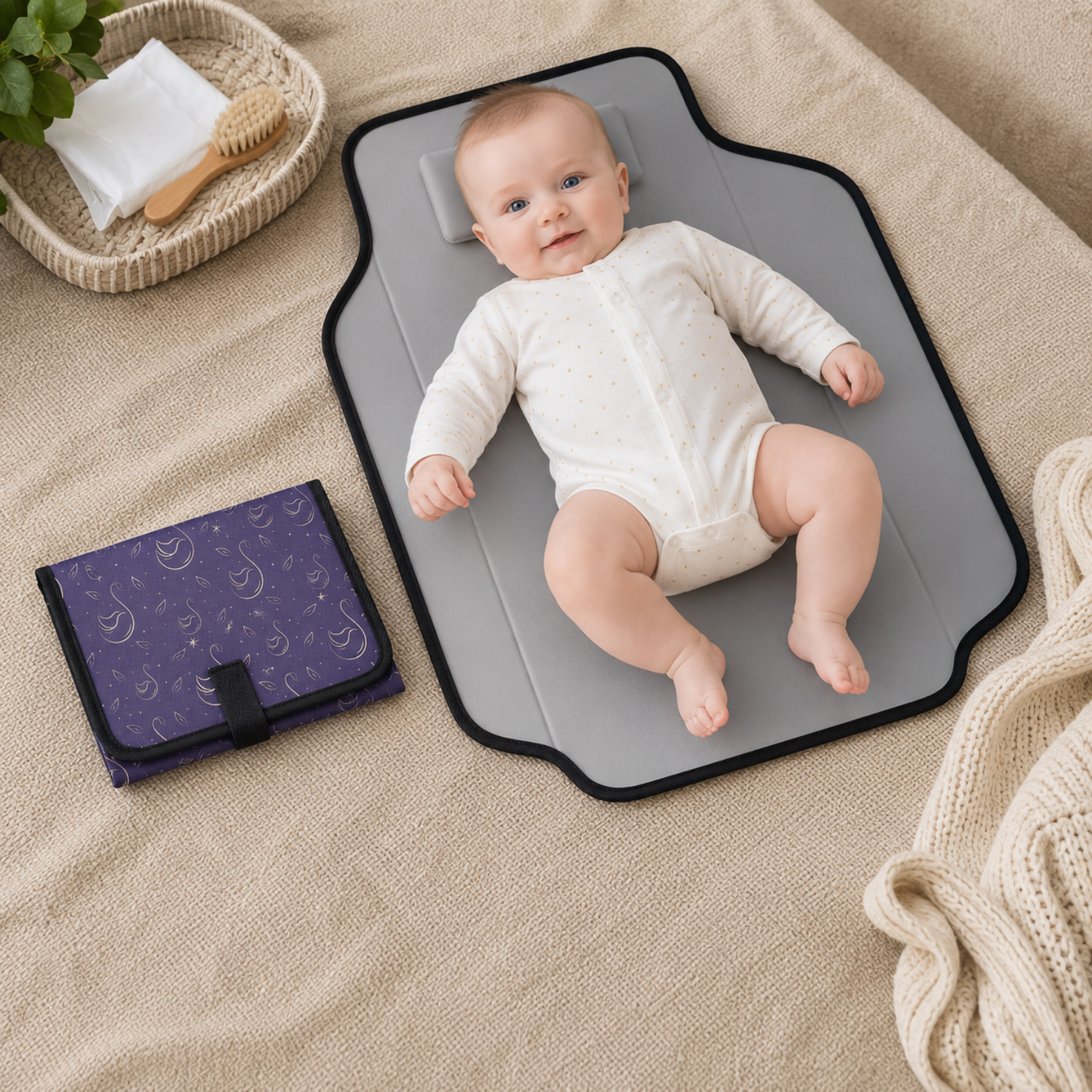 Little Teekie Foldable Waterproof Baby Changing Pad