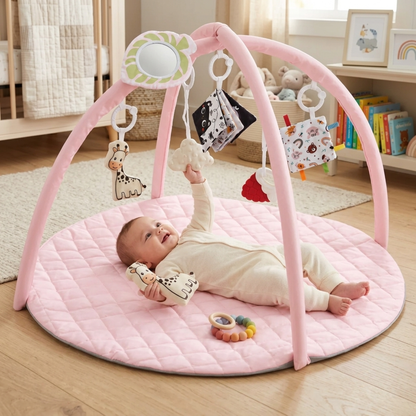 Little Teekie Baby Play Gym Mat with Detachable Toys