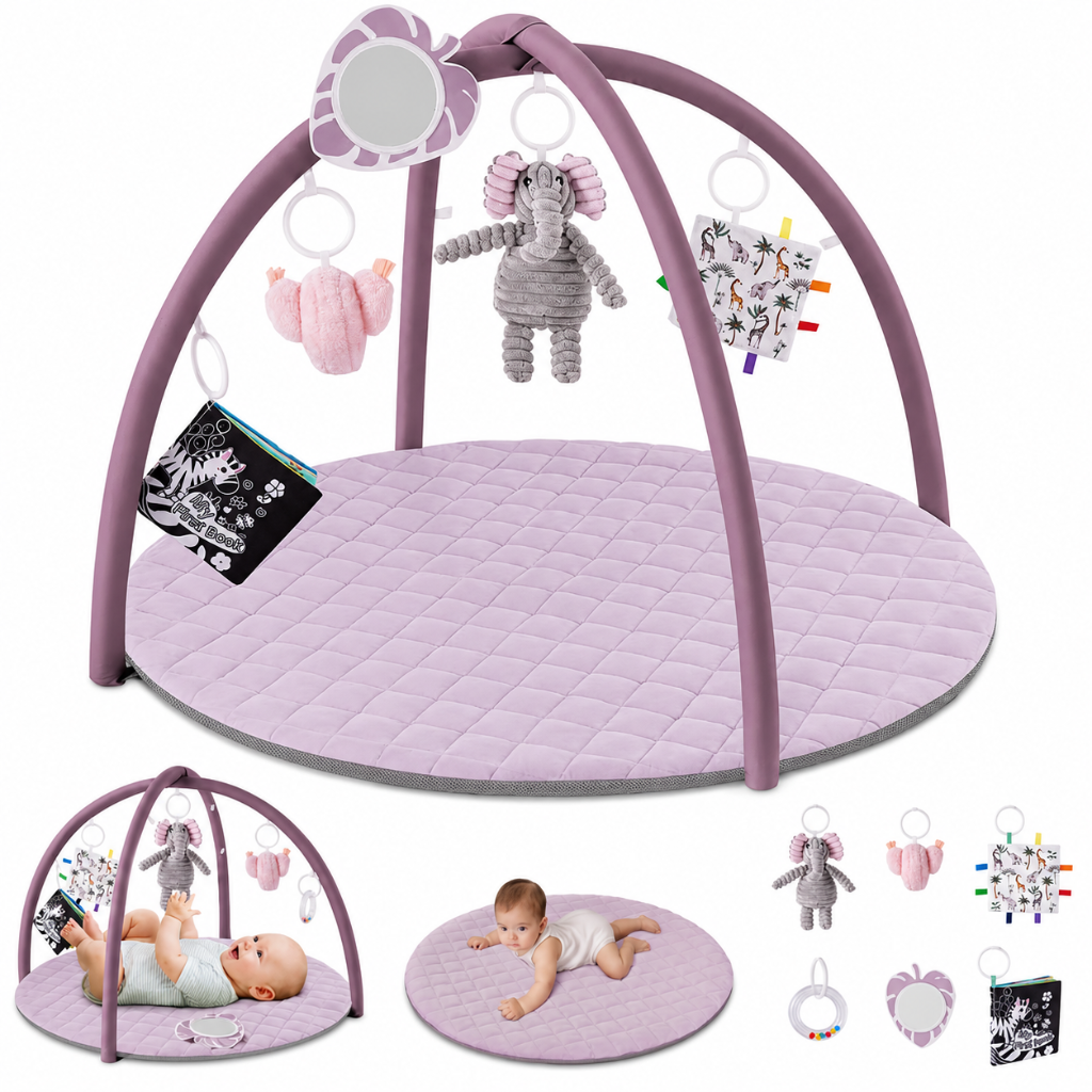 Little Teekie Leaf Shape Baby Play Gym Activity Mat