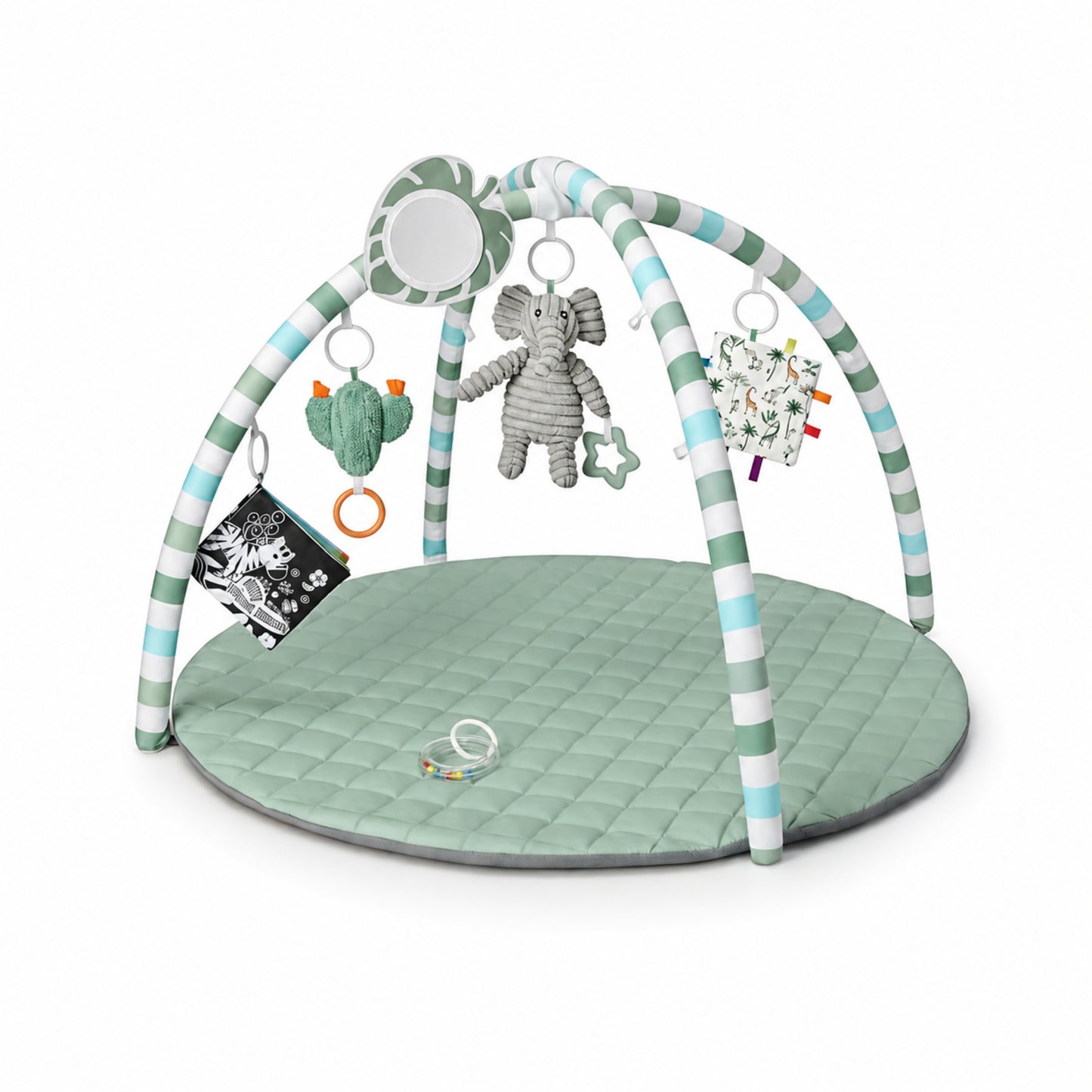 Little Teekie Tummy Time Baby Play Gym with Hanging Toys