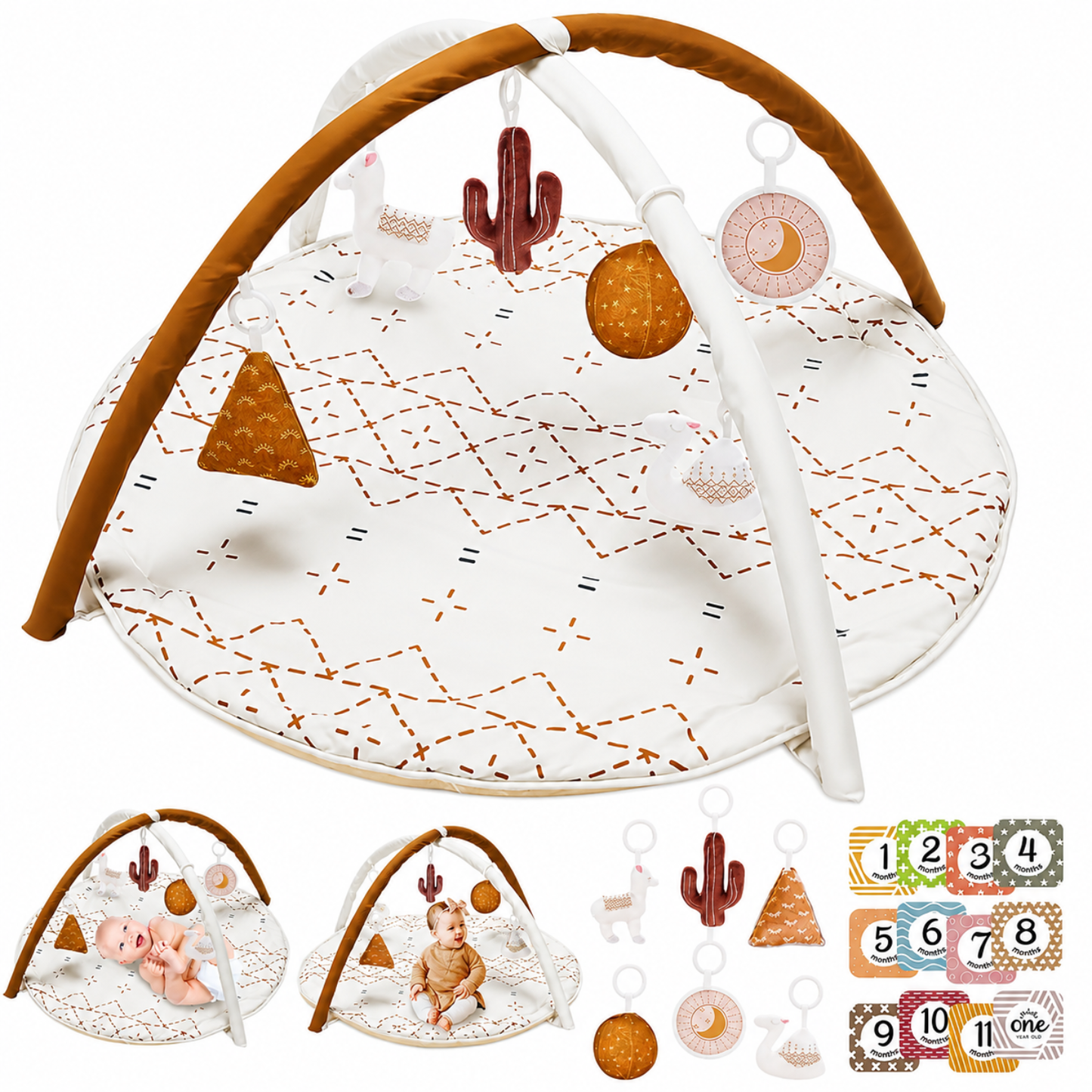 Little Teekie Baby Play Gym & Tummy Time Mat