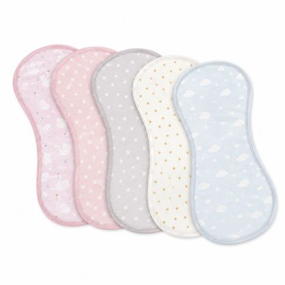 Little Teekie Soft Baby Burp Cloth Set