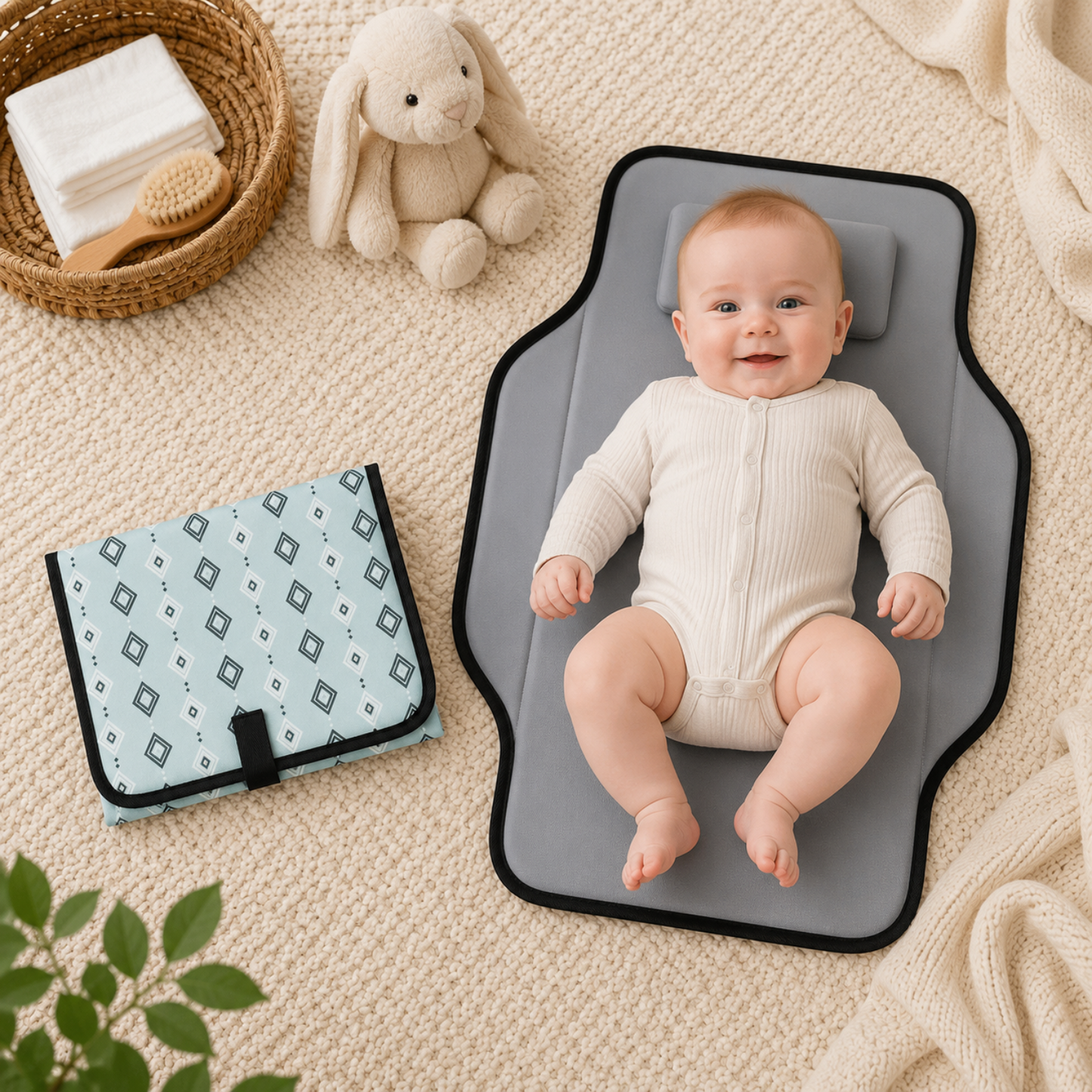 Little Teekie Foldable Waterproof Baby Changing Pad