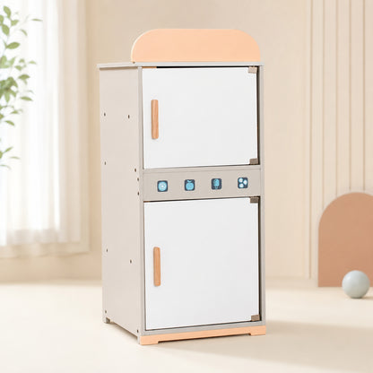 Little Teekie Wooden Play Kitchen Fridge Cabinet