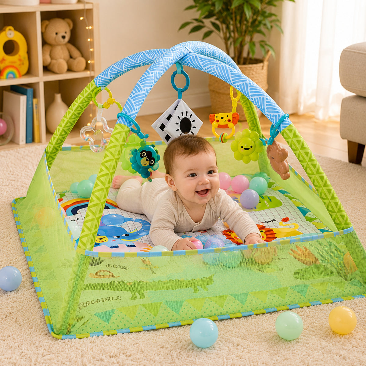 Little Teekie Baby Activity Play Gym Mat