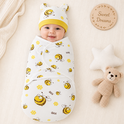 Little Teekie Cotton Baby Swaddle Sleeping Bag