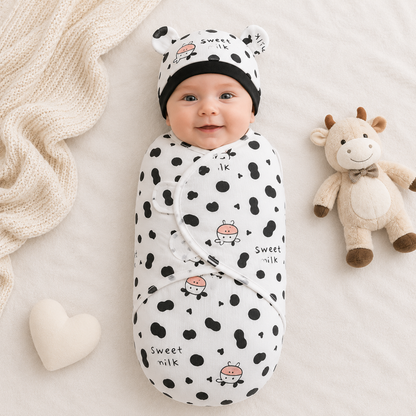 Little Teekie Cotton Baby Swaddle Sleeping Bag