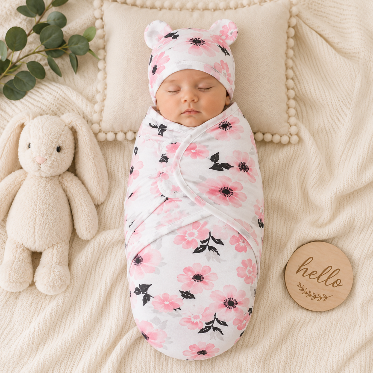 Little Teekie Cotton Baby Swaddle Sleeping Bag