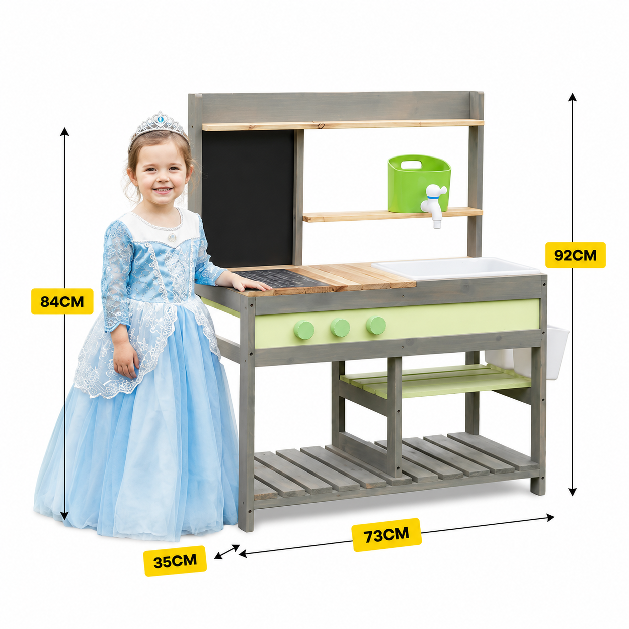 Little Teekie Kids Outdoor Mud Kitchen Play Set