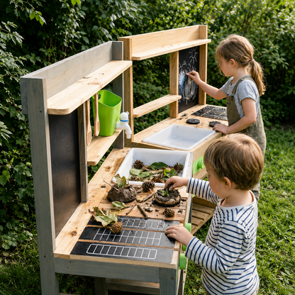 Little Teekie Kids Outdoor Mud Kitchen Play Set