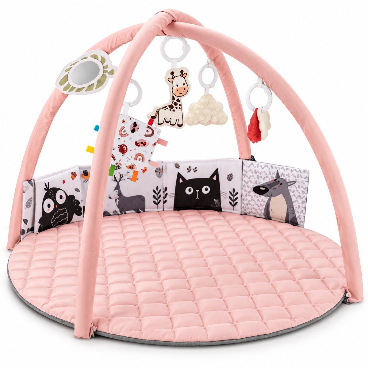 Little Teekie Baby Play Gym Mat with Detachable Toys