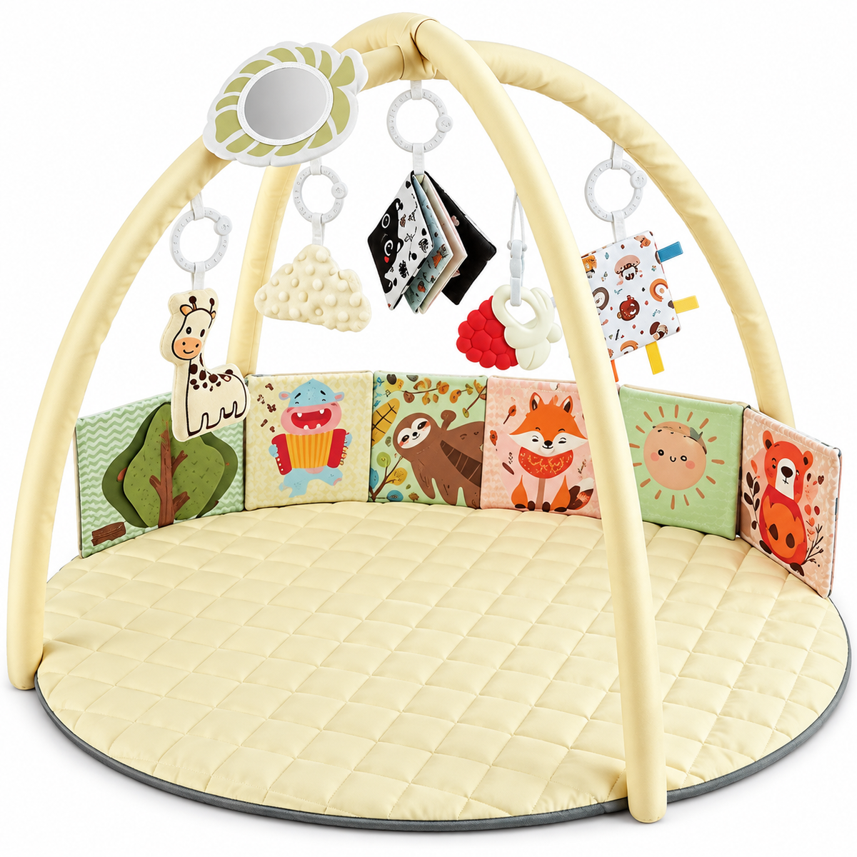 Little Teekie Baby Play Gym Mat with Detachable Toys