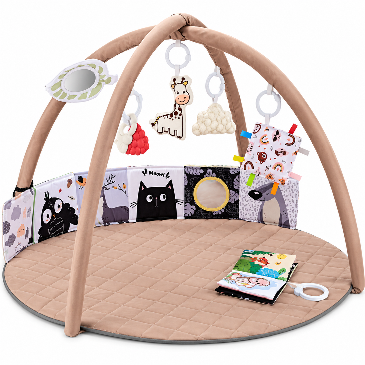 Little Teekie Baby Play Gym Mat with Detachable Toys