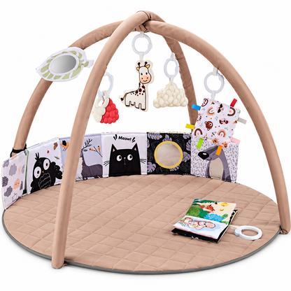 Little Teekie Baby Play Gym Mat with Detachable Toys